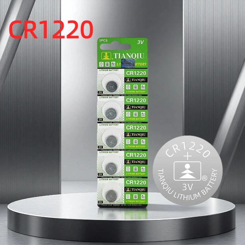 

3V CR1220 Button Coin Cell Battery for Watch Car Remote Key ECR1220 GPCR1220 5012LC CR1220 Lithium Batteies