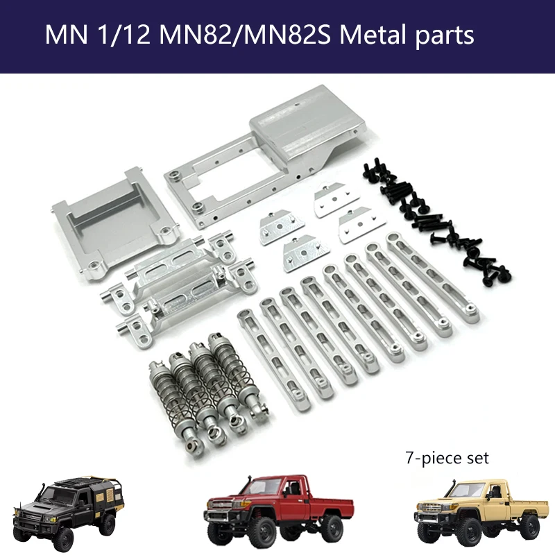 1/12 MN82 LC79 MN82S MN82PR0 RC Car  Front and Rear Axle Remote Control Accessories Drive Shaft Shock Absorber RC Upgrade Parts