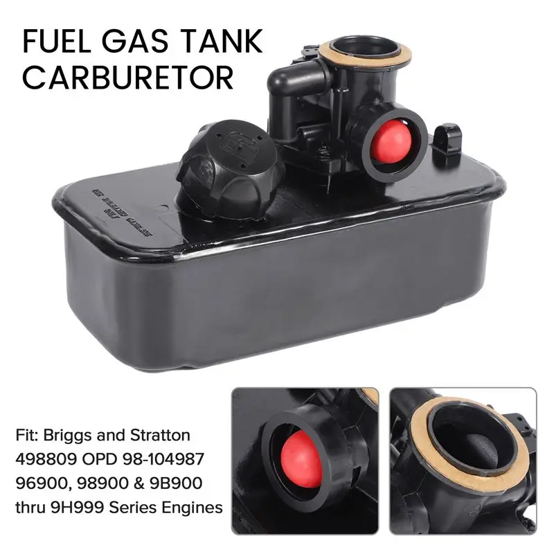 A21F-Fuel Gas Tank Mower Carburetor Carb For Briggs & Stratton 494406 499809 498809A