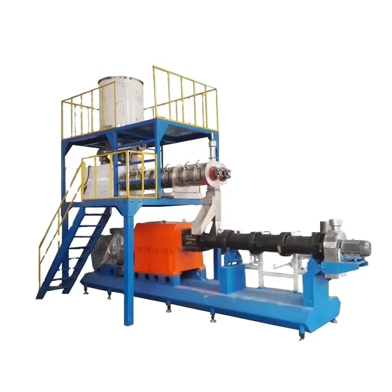 Dry And Wet Extrusion Line Dog Petfood Production Machine Plant Extruders