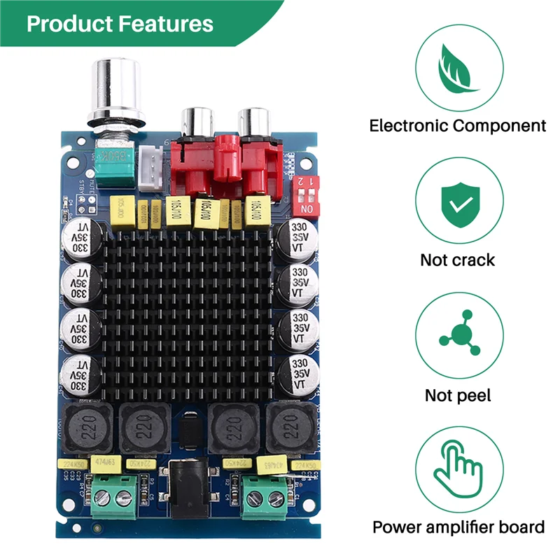 TDA7498 クラス D デジタル アンプ モジュール 2X100W デュアル チャネル オーディオ ステレオ アンプ ボード 2X100w DC 14-34V