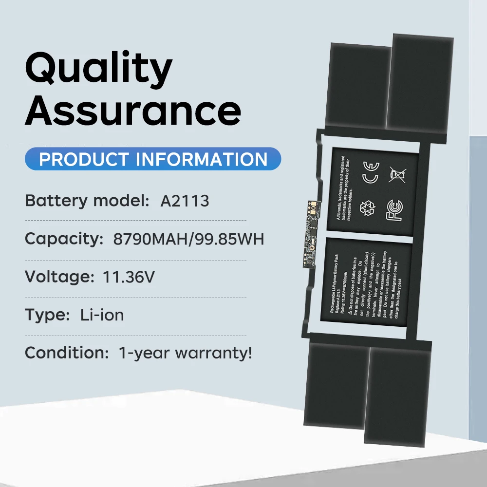 BGBT A2113 Battery for Apple MacBook Pro Retina 16