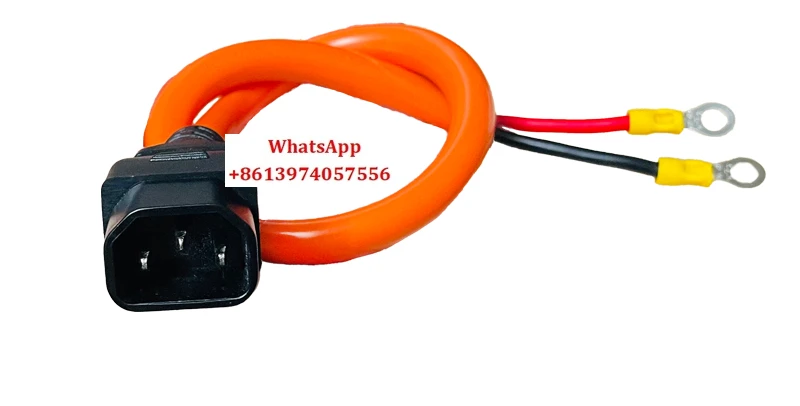 

6-square-meter electric vehicle, electric scooter, tricycle, bolded power cord, lithium high-power inverter, pin type, male head