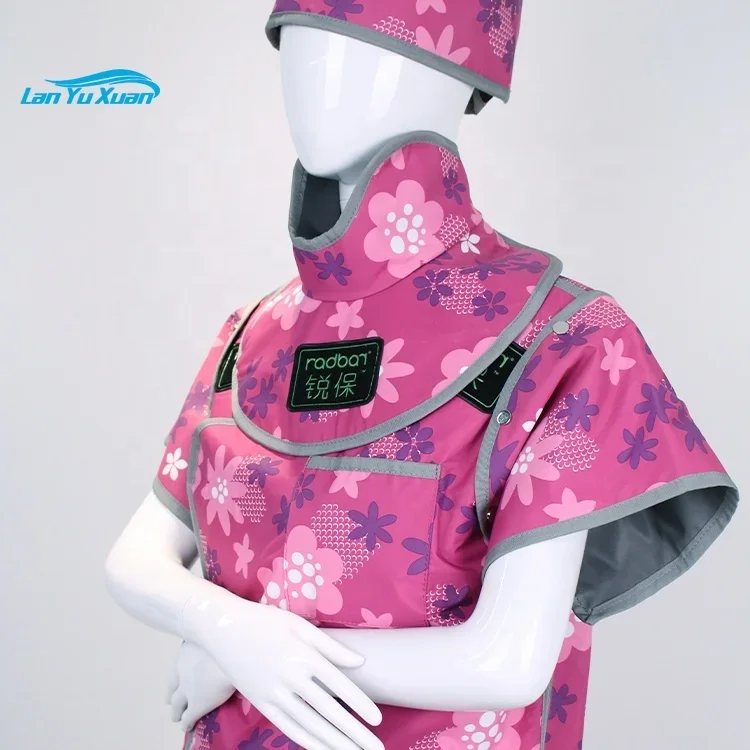 lead free OEM lightweight 0.35mmpb X-ray protection lead rubber clothing for hospital