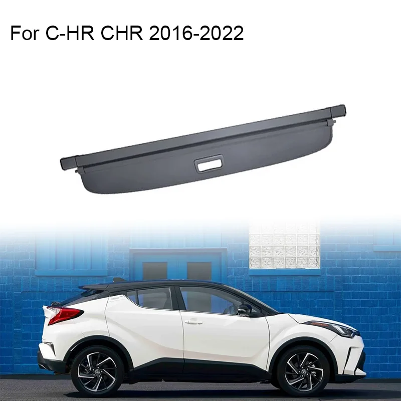 

Чехол для штор багажника, органайзер для Toyota C-HR CHR 2016-2022, внедорожник, задняя стойка, перегородка, щит, абажур для хранения багажа