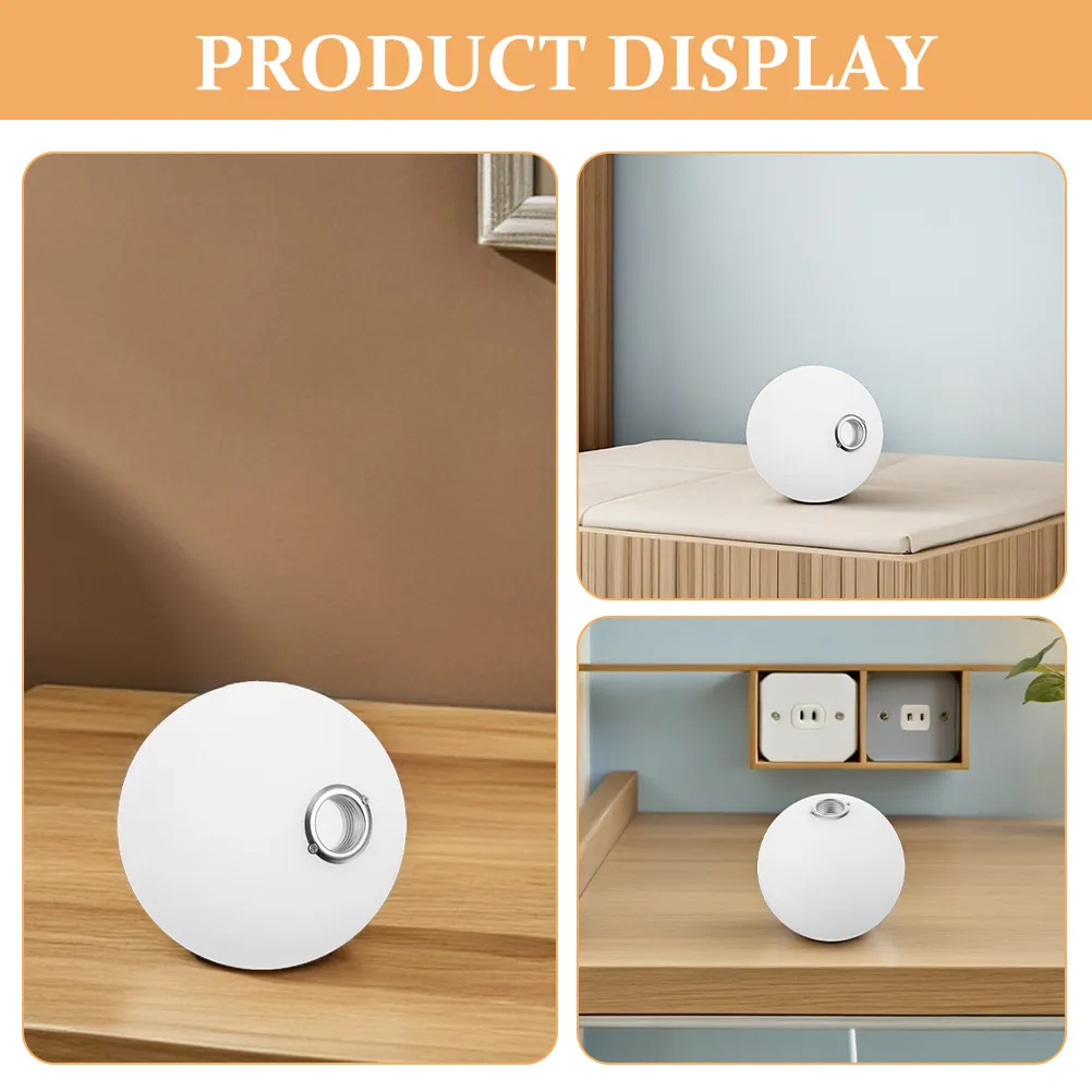 G9 Milky White Globe Lampshade Shatterproof Plastic Easy Installation Decorative Pendant Light Cover Replacement