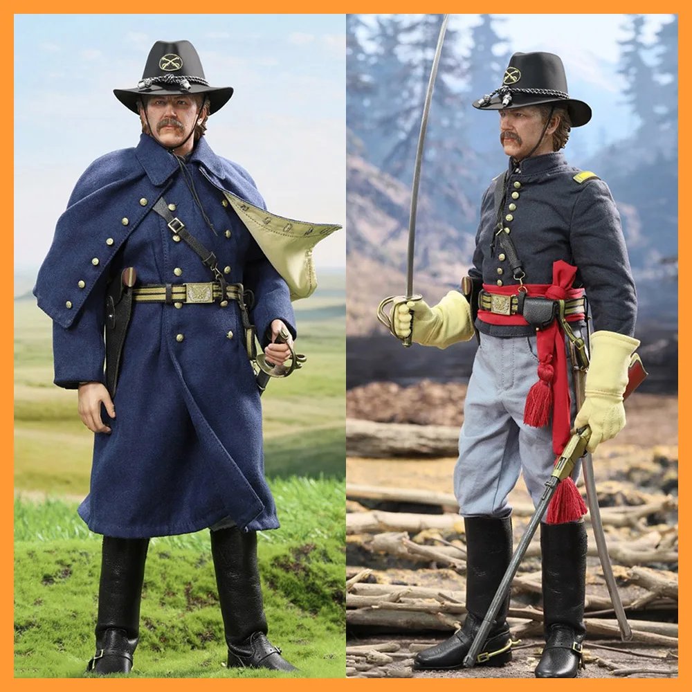 DID NS80175 1/6 USA Civil War Alliance Army Captain John Dunbar Action Figure 12'' Male Soldier Full Set Collectible Toy Model