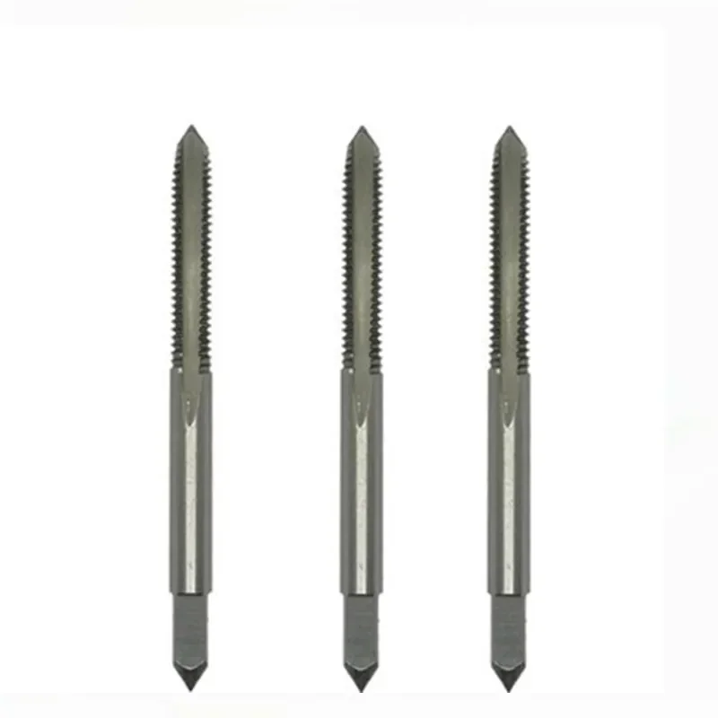 

5pcs M0.8 M1 M1.2 M1.4 M1.6 M1.8 M2 M3 Machine tapping spiral point straight flute micro hole cnc screw tap metric plug taps