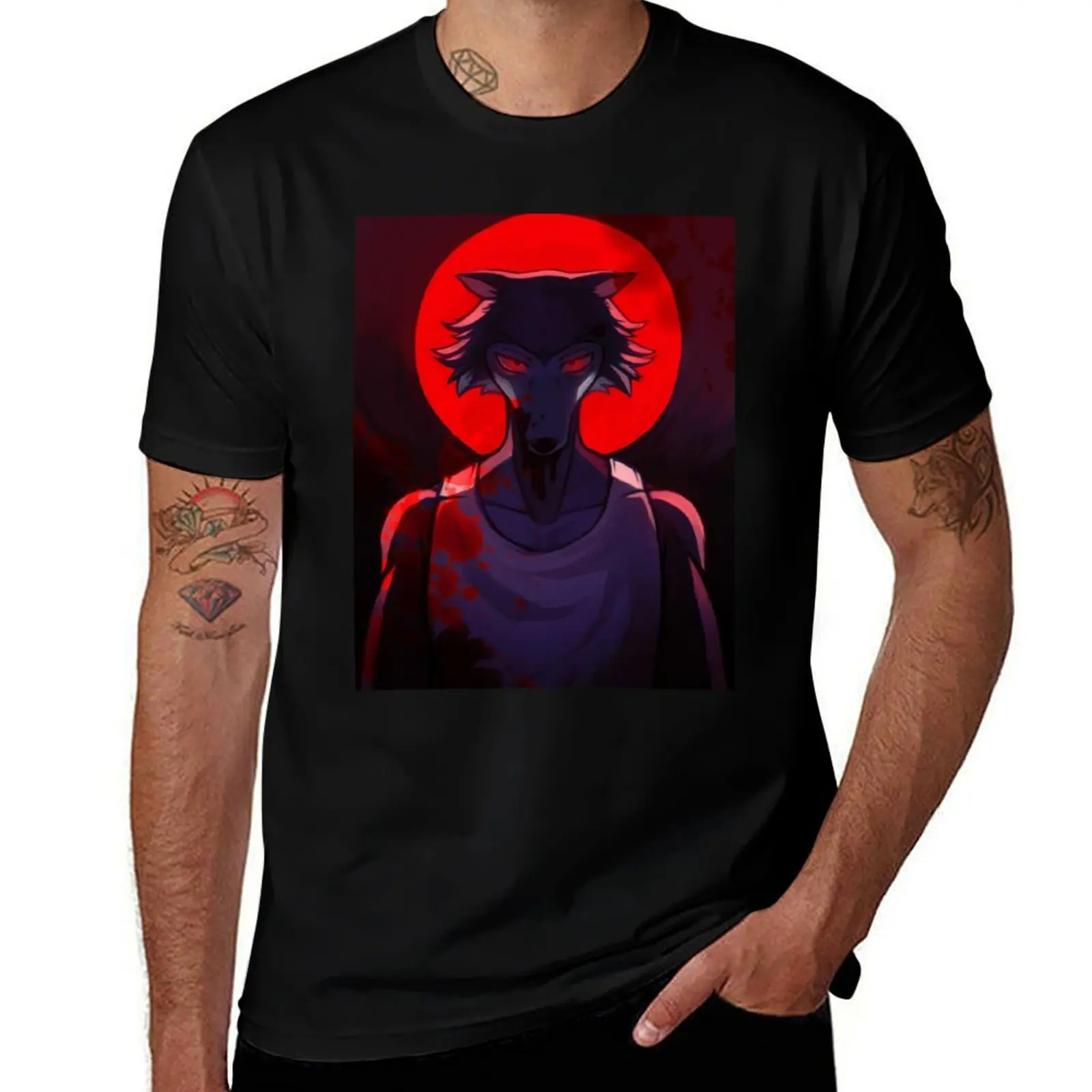 

Beastars Anime T-Shirt man t shirt cotton t shirt custom print T-Shirt