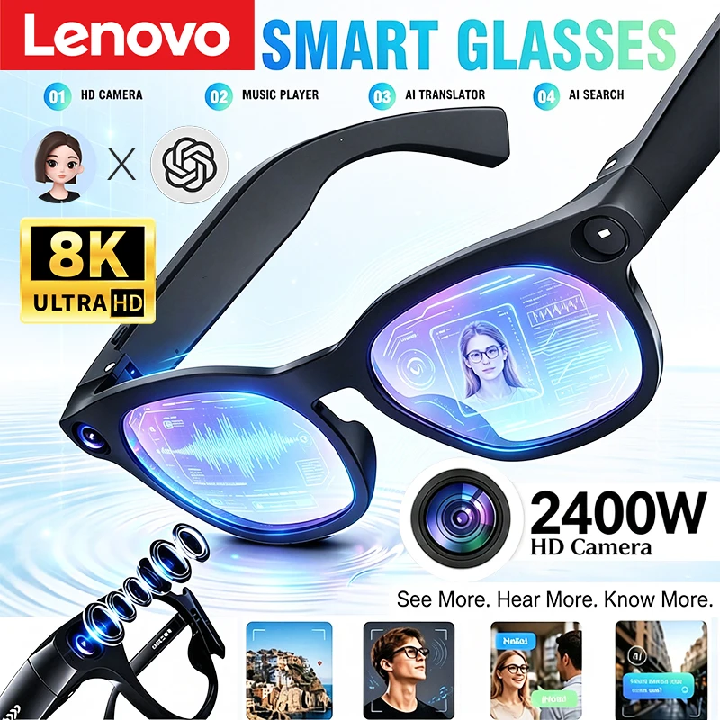 Oculos-inteligentes-lenovo-ai-2400w-com-controle-de-camera-gravacoes-em-8k-traducao-chamadas-chat-com-ia-registro-de-musica-Oculos-de-sol-inteligentes-para-homens-e-mulheres