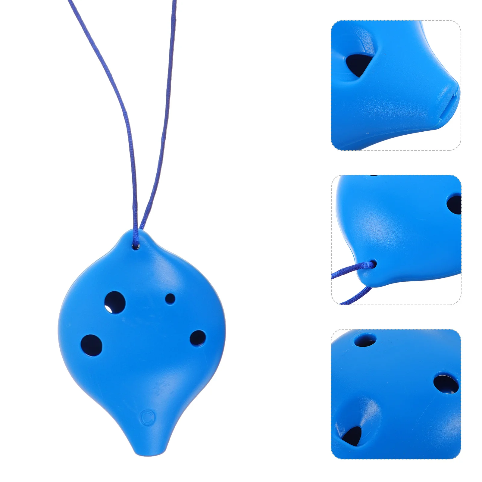 Ocarina Beginner Practice Portable Plastic Wind Instrument Musical Instruments Toy Creative 6-hole Mini for Beginners Child