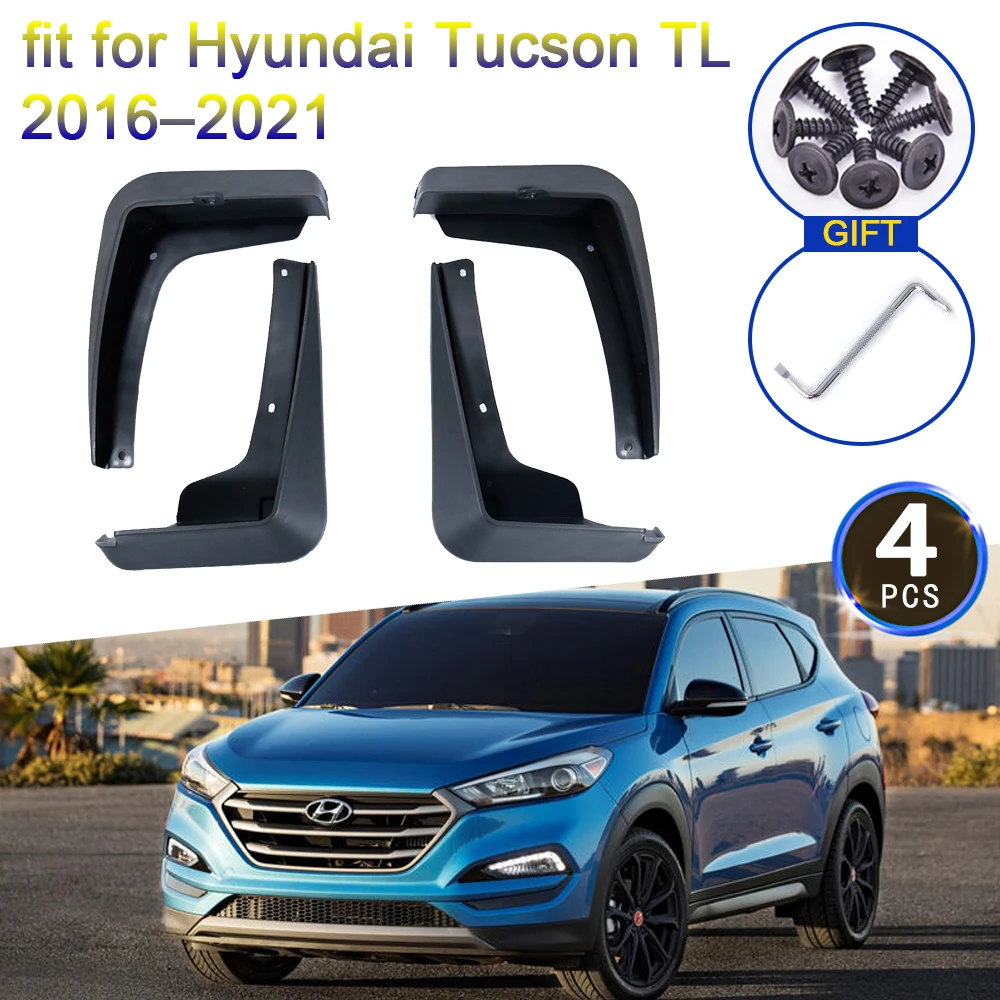 

For Hyundai Tucson TL 2016 2017 2018 2019 2020 2021 Mud Flaps Mudguards Splash Guards Mudflap Fender Front Wheels Accessories