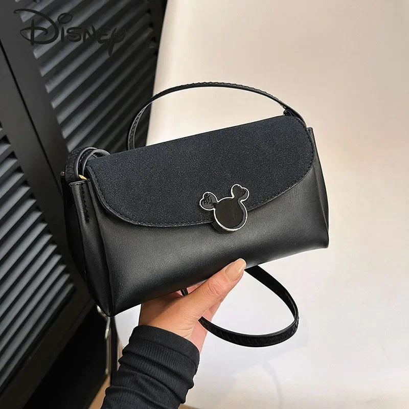 Disney Mickey 2024 New Women's Crossbody Bag Fashionable and High Quality Girl Underarm Bag Luxury Versatile Women's Handbag