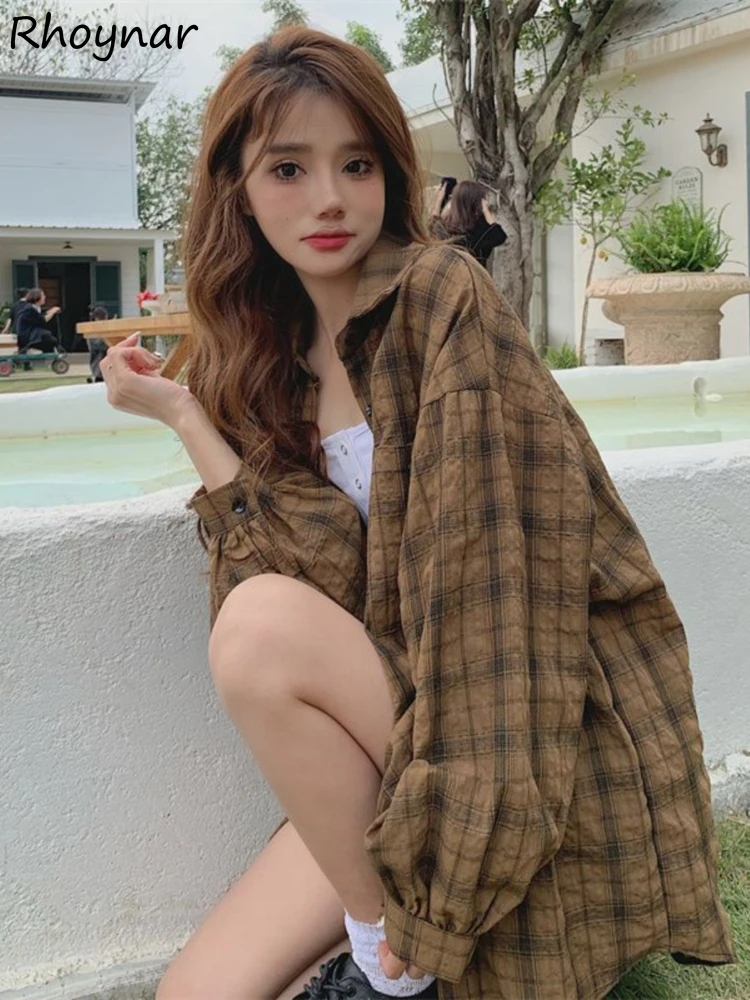 

Рубашки женские весенние универсальные повседневные Модные свободные простые корейские модные солнцезащитные индивидуальные стильные уличные