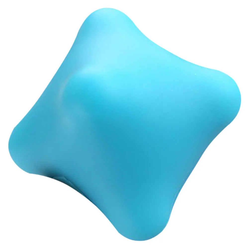 كرة تدليك من السيليكون لممارسة اليد والقدمين والرقبة وتمارين اللياقة البدنية والاسترخاء ومدلك العضلات أداة الجسم باللون الأزرق مقاس واحد #2