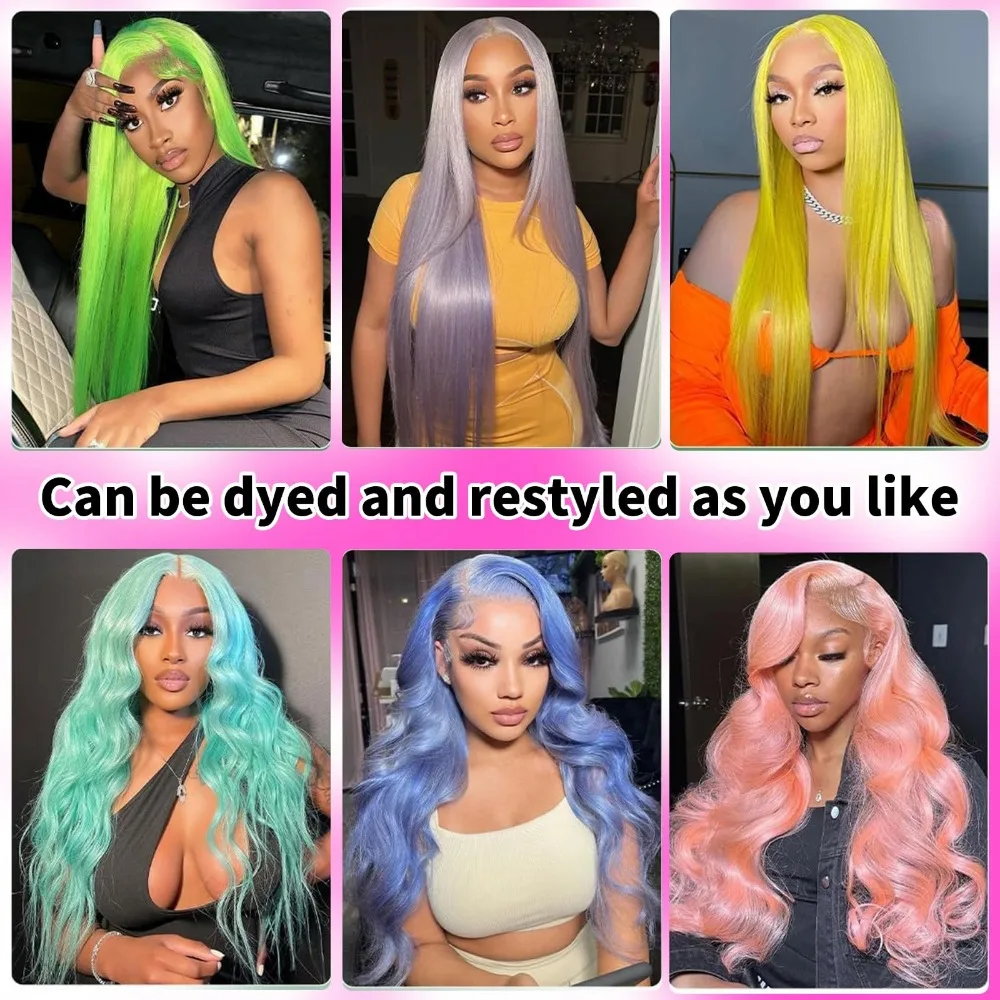 شعر مستعار أشقر مستقيم تسليط الضوء على شعر بشري برازيلي 100% 13x4 13x6 دانتيل أمامي 613 Hd شعر مستعار أمامي من الدانتيل 30 36 بوصة 200 كثافة #4