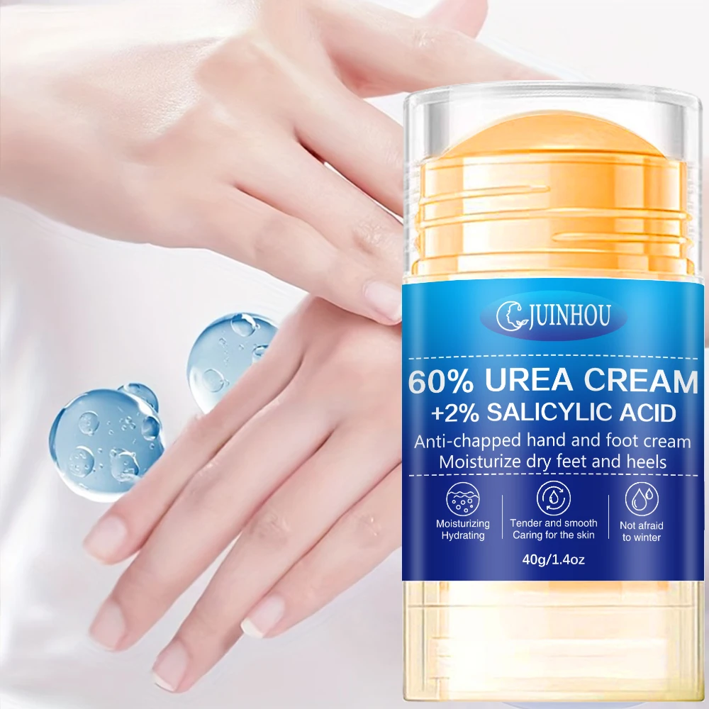 JUINHOU 40g Foot Stick 60% Urea 2% Salicylic Acid Exfoliation And Calluses Callus Portable Dry Crack Heel Repair Pedicure Care view 4