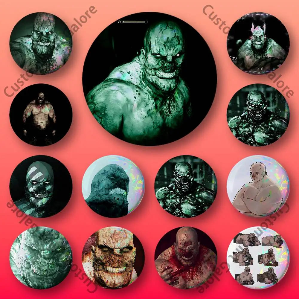 Chris Walker O-Outlast Round Custom Badges 75 58 44 32 25 mm Brooch Backpack Hat Enamel Pins Accessories Toys Gifts