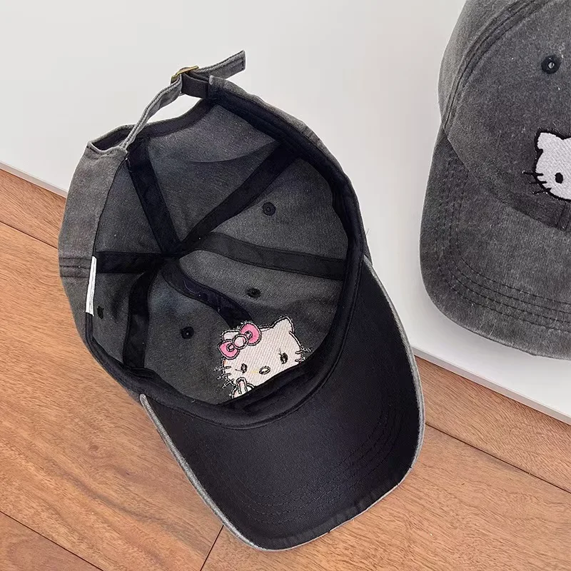 قبعة بيسبول لطيفة مع مرحبا كيتي وسانريو كارتون ، قبعة قابلة للتعديل ، قبعة رياضية في الهواء الطلق ، قبعات كاواي أنيمي بلغت ذروتها ، هدية