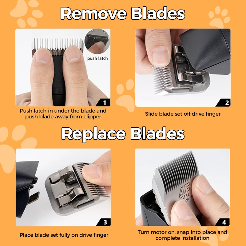 STLF JW Gorąca Wyprzedaż Szerokie Ostrza A5 do Strzyżenia Psów Szerokie Ostrze 30W 0.5mm A5 Wymienne Ostrza ze Stali Węglowej do Maszynek do Strzyżenia Zwierząt