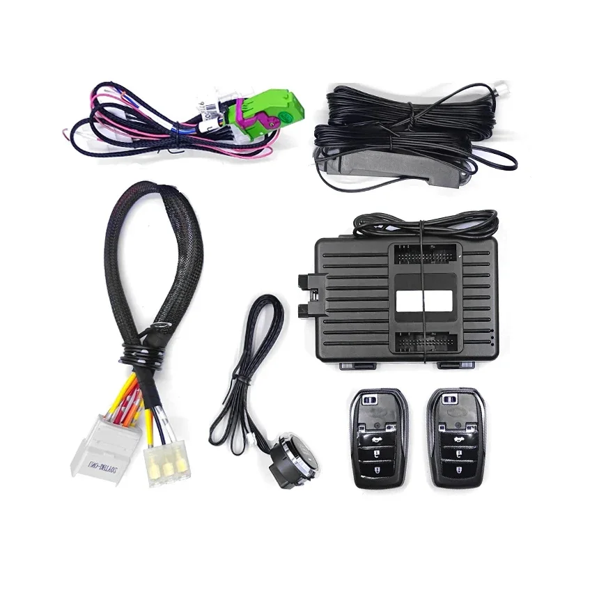 Chidengde for RAV4 Land Cruiser Prado Verso Corolla Sequoia Car Accessories Push Start Stop Remote Starter Keyless Entry