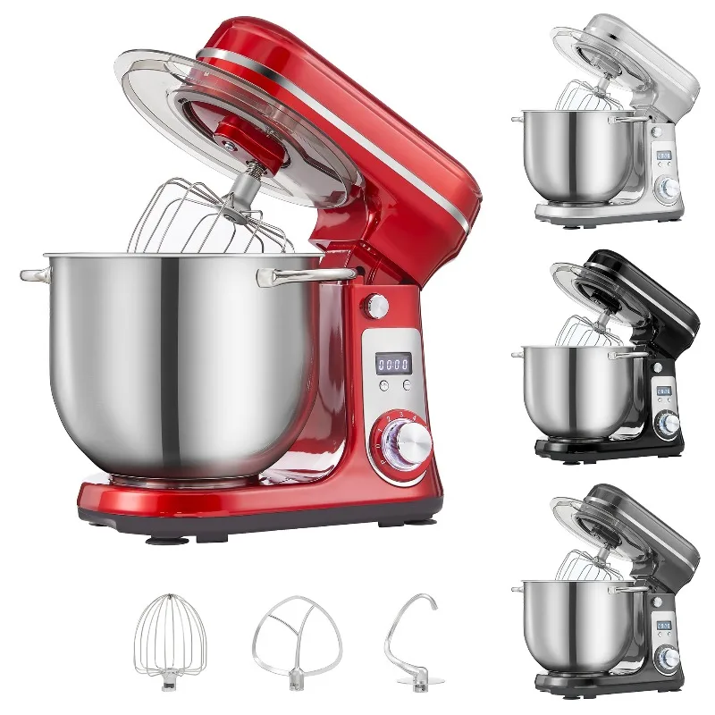 Multifunctional Household Stand Mixer Large Capacity, Electric Dough Kneader Egg Beater For Baking Food Mixing Work
