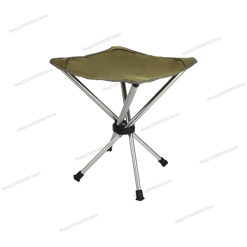 Extendable four-legged stool, portable outdoor camping , folding , backpack , handbag