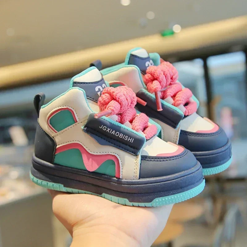 Children Casual Sports Shoes Kids High Board Shoes Comfortable for Children Shoe Boys Girls Basketball Sneakers Zapatillas Mujer