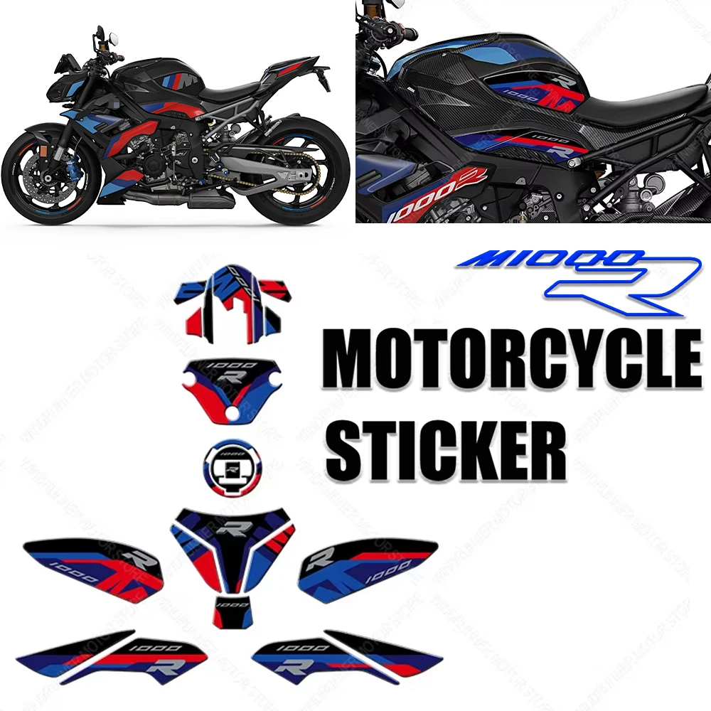 

For BMW M1000R M1000r m1000r Motorcycle Accessories Sticker 3D Tank pad Fuel Protector Cover