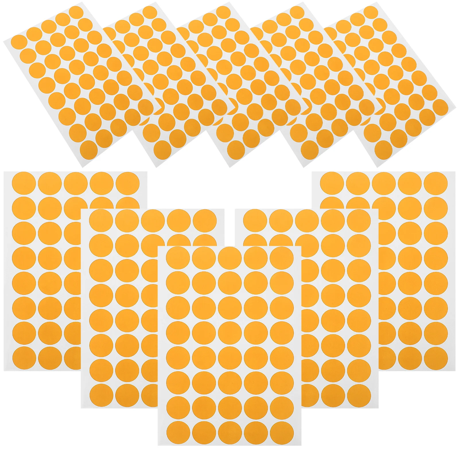 Цветные наклейки в горошек, 10 листов, этикетки с цветным кодированием «сделай сам», для банок, бутылок, контейнеров, легко отслаивающиеся, без остатков, цветные наклейки в горошек