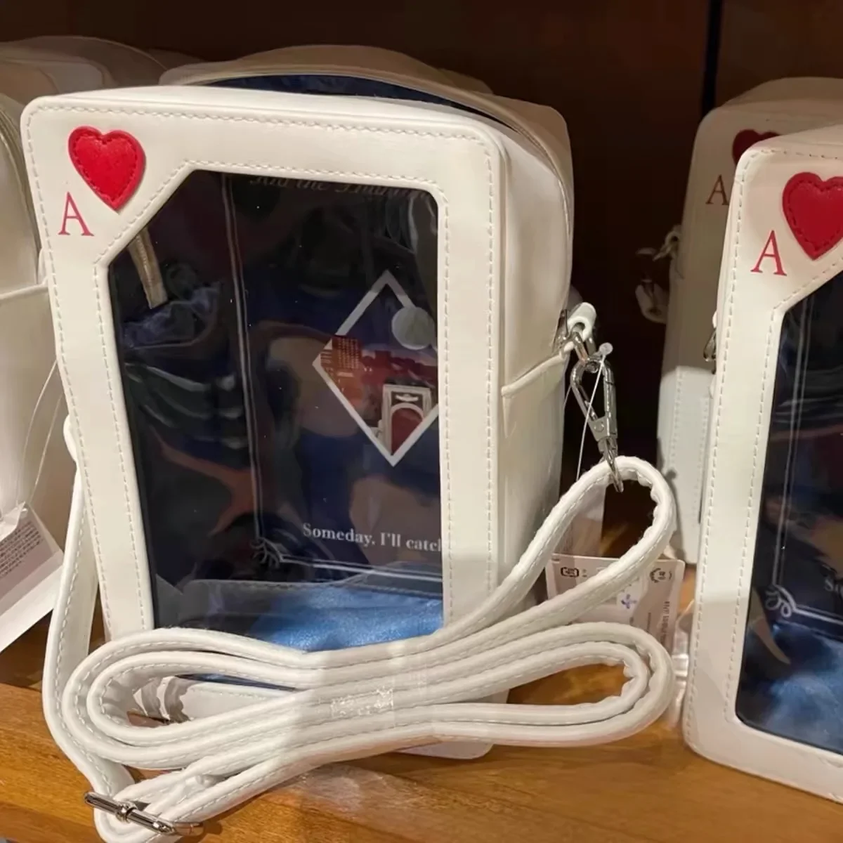 حقيبة يد مربعة الشكل من Ita Bolsos Mujer شفافة على شكل قلب للسيدات بسحاب كيس نسائي حقائب كتف كروس للنساء Y2K Bolsas