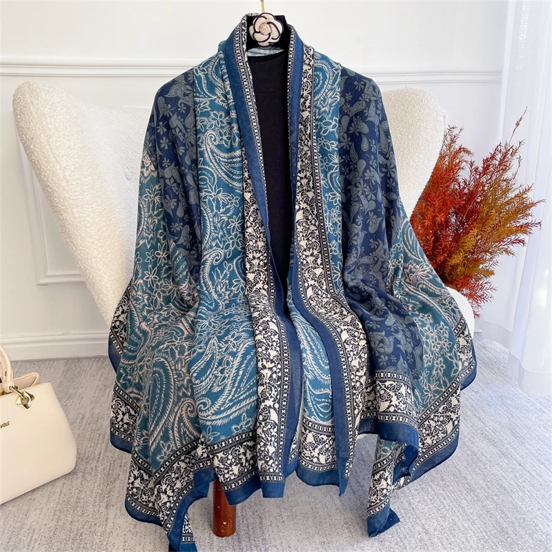 

Fashion Women Scarf Cotton Linen Print Design Scarves Long Shawl Autumn Spring Lady Bufanda Wrap Student Warm Echarpe Stoles