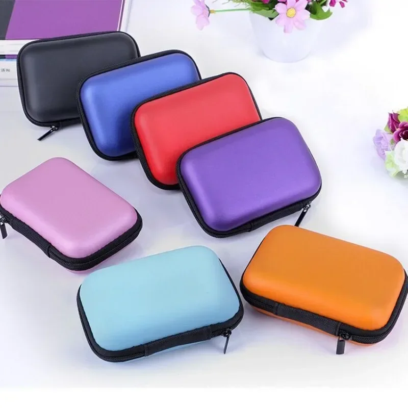 1Pc Mini Camera Case Bag Multi-functional Earphone Bag Video Waterproof Digital Portable Bag EVA Storage Box Storage Bags