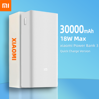 Xiaomi Power Bank 30000mAh PD18W Fast Charge 3 USB Type C Portable Mi Powerbank 30000 External Battery for iPhone Samsung