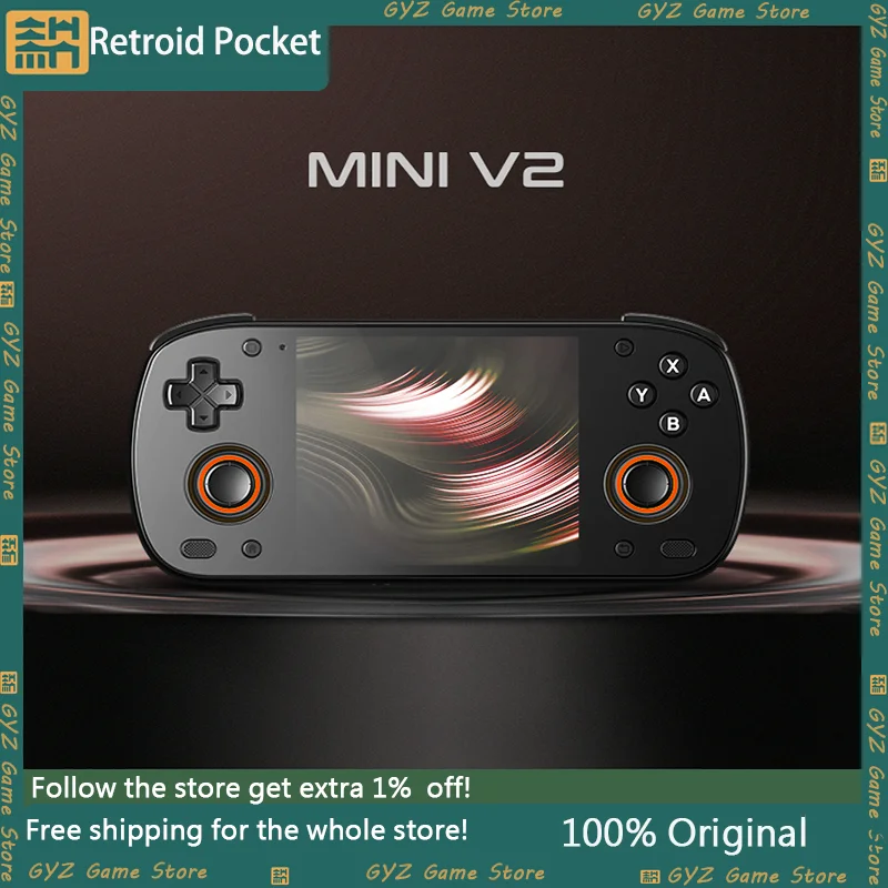 

Retroid Pocket MiniV2 SD865 3.92Inch 8:7 OLED Screen Android Gaming Console Wi-Fi6 Bluetooth 5.1 Active Cool Portable Console