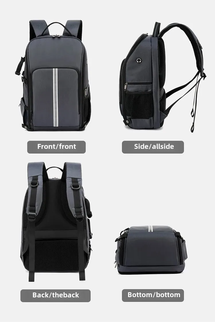 Outdoor-Fotografie-Spezialrucksack mit Großer Kapazität, Kompatibel mit Drohnen, Fotografentasche mit Regenschutzfunktion – Detail 20