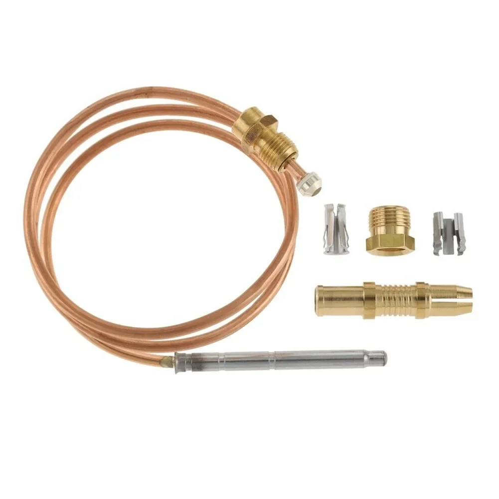 1pc Thermocouple 24/36inch Thermocoupler For Thermostat Control Burner Assembly Copper For General Purpose HVAC Thermocoup