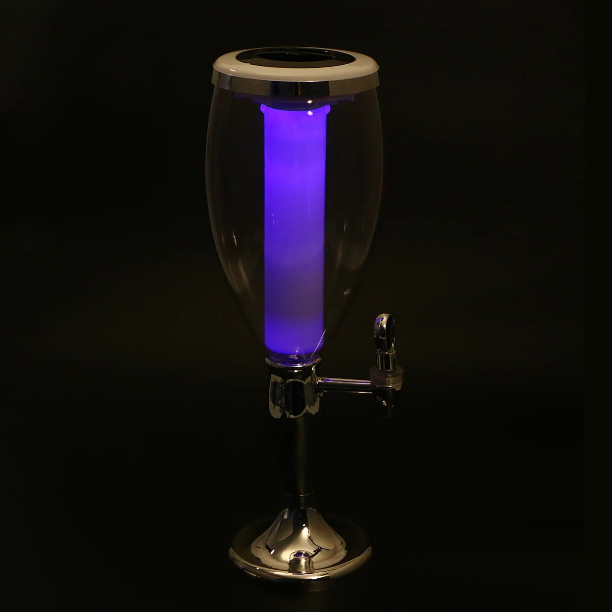 

1.5L LED Beer Dispenser Portable Tabletop Beverage Energy Efficient Cold Drink Server for Party Bar Ktv Dinner Fruit