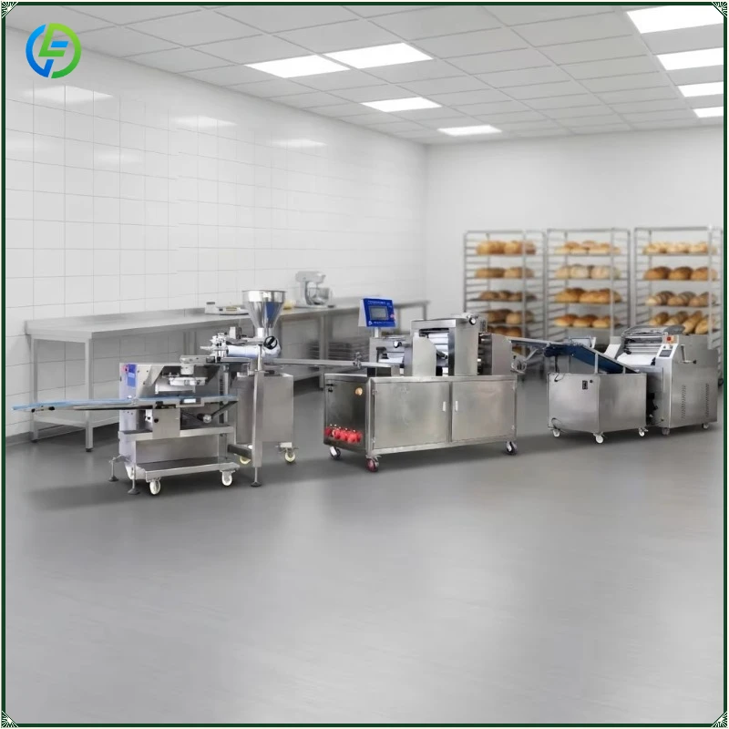 Honeycomb Stainless Steel Bread Making Machines Automatic High Capacity Production Line FL Customized
