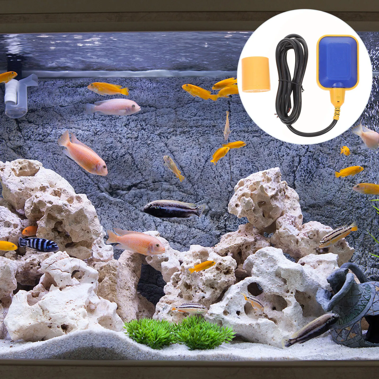 2 متر البلاستيك وحدة تحكم في المستوى المياه تعويم لمضخة الخزان صمام التحكم الآلي السائل مستوى التبديل خزان المياه صمام الطوف