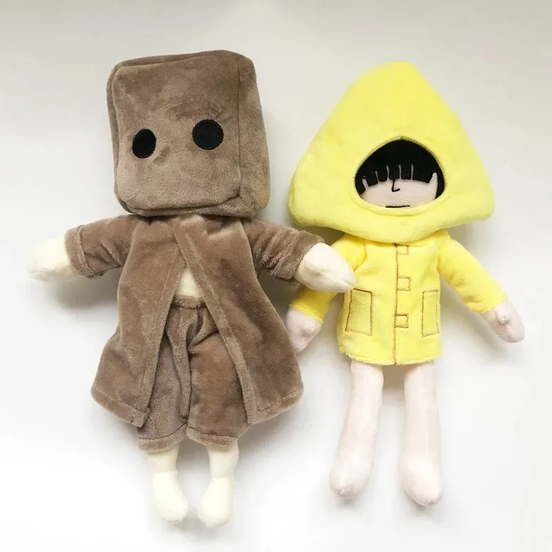 30cm Little Nightmares Plush Toy Hot Cartoon Figure Doll Adventure Game Stuffed Gift Toys for Girls Kids Fan Collection Plushies