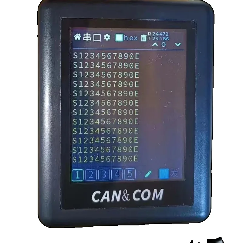 CAN&COM Handheld Bus Analyzer Box Data Recording and Sending Module 485 Serial Port Debugging Tool Assistant