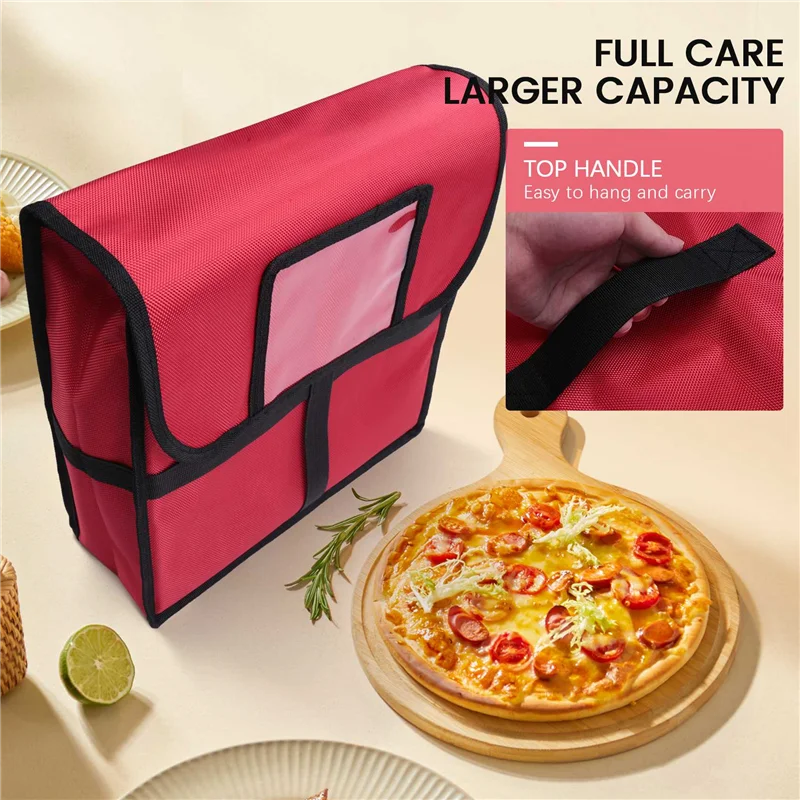 

Insulated Pizza Food Delivery Bag Professional Large Pizza Delivery Bag Moisture-Proof Pizza Box-B51B