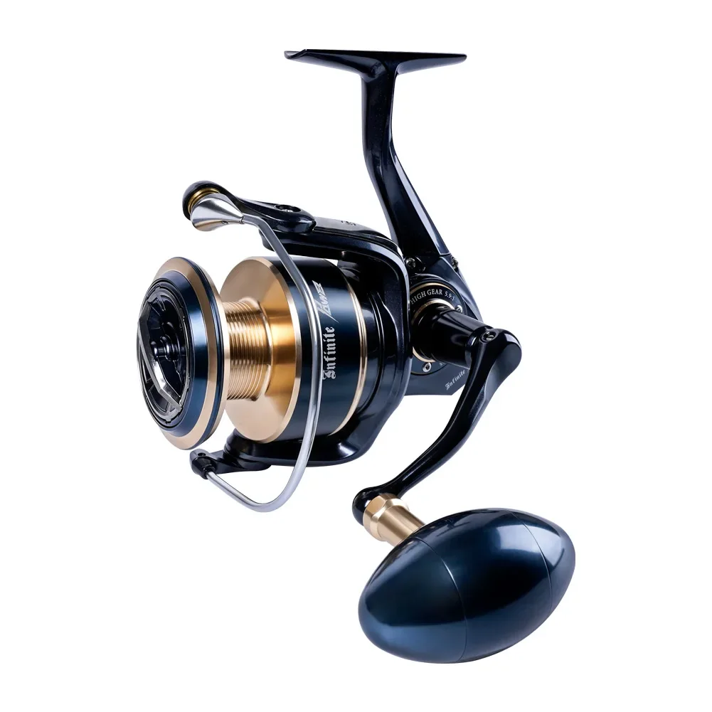 NOEBY Max Drag 45lbs Saltwater Boat Fishing Pesca Spinning Power Fishing Reel