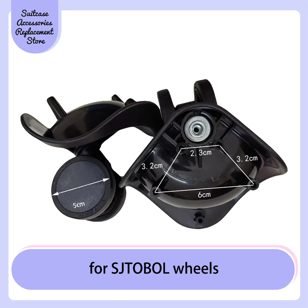 

Universal wheels for SJTOBOL soft sound wheels travel trolley case stable maintenance durable wheels flexible pulley replacement