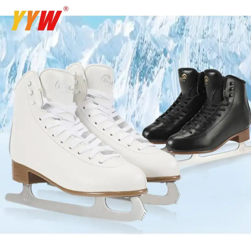 Neue Winter Eis Hockey Skates Schuhe Mit Eis Klinge Erwachsene Jugendliche Kinder Professionelle PU Thermische Warme Verdicken Komfortable Anfänger