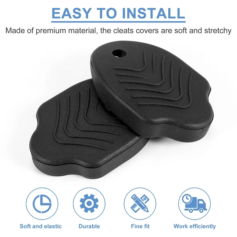 SPD Cleat Covers, Durable Bike Cleat Covers Compatible With Shimano SM-SH51 SPD Cleats, 1Pair