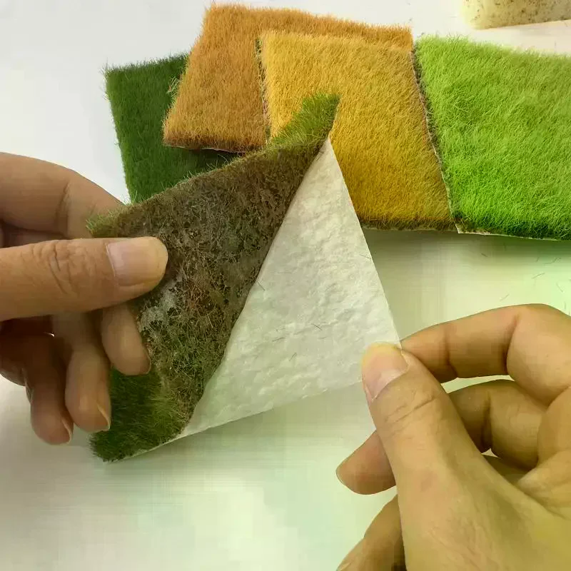 12mm Miniature Grass Clusters Soft Realistic Lawn for Diorama Sand Table Model Scene Decoration