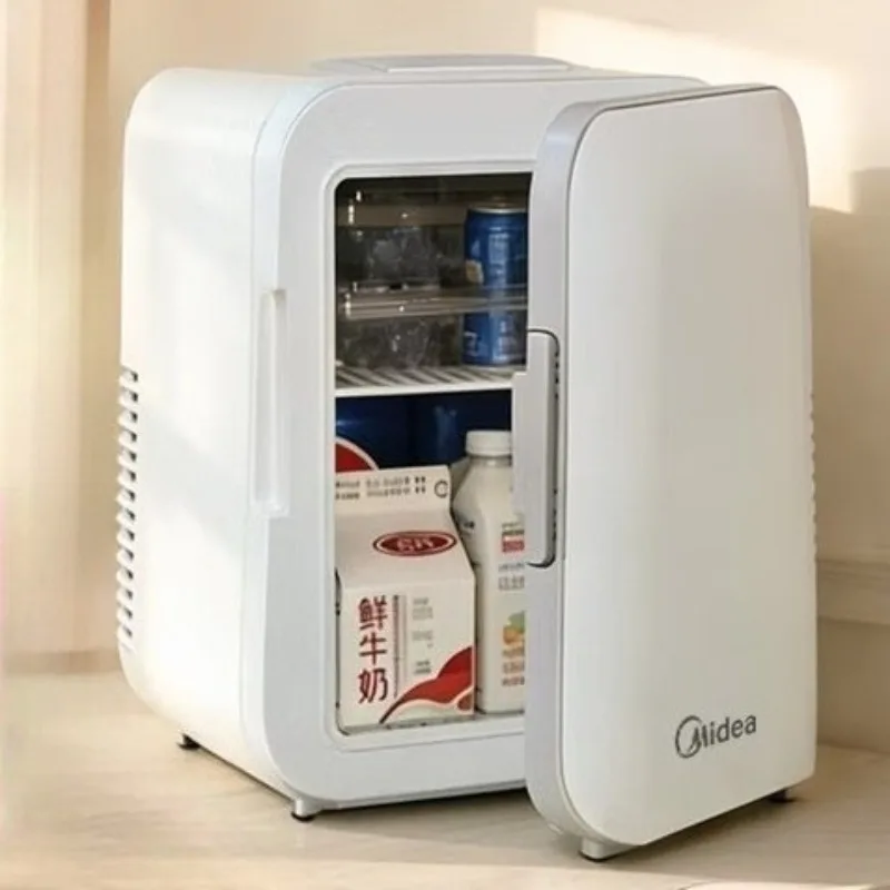 Midea Car Refrigerator, Small Dual-Use Refrigeration and Heating Refrigerator for 1-2 People 4L