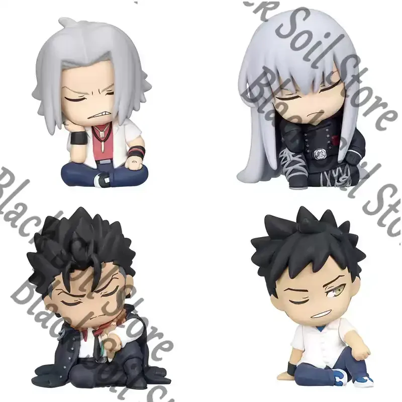 Anime HITMAN REBORN! XANXUS Superbia Squalo Yamamoto Takeshi Cosplay Cartoon Gashapon Sitting Posture Ornament Decoration Gift
